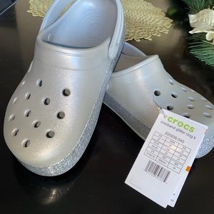 Crocs Crocband Glitter Clog Kids Size 3